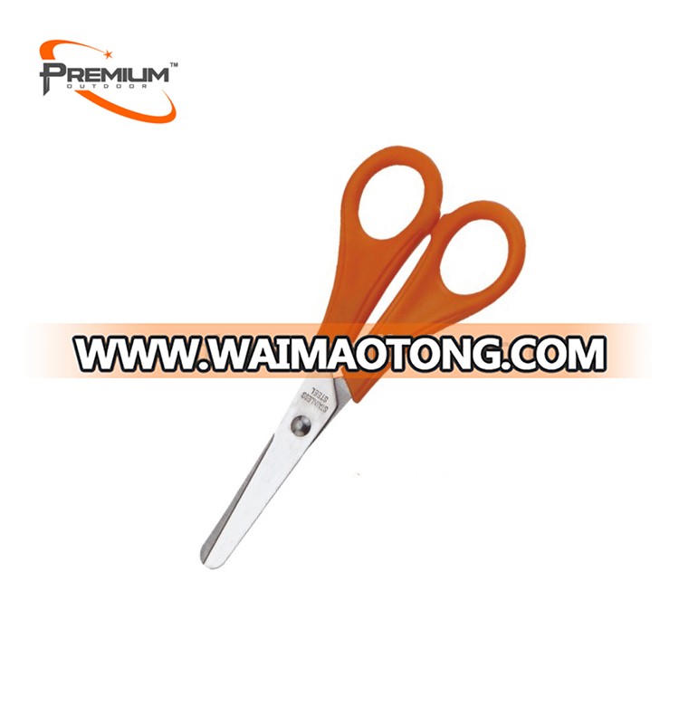 Amazon Best sell stainless steel student scissors,stationery scissors with plastic handle, can be choose any colors SCI006