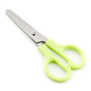 Fine Polished Student Children Safety Steel Scissors